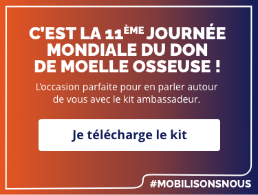 C'est la 11eme Journee Mondiale du don de moelle osseuse