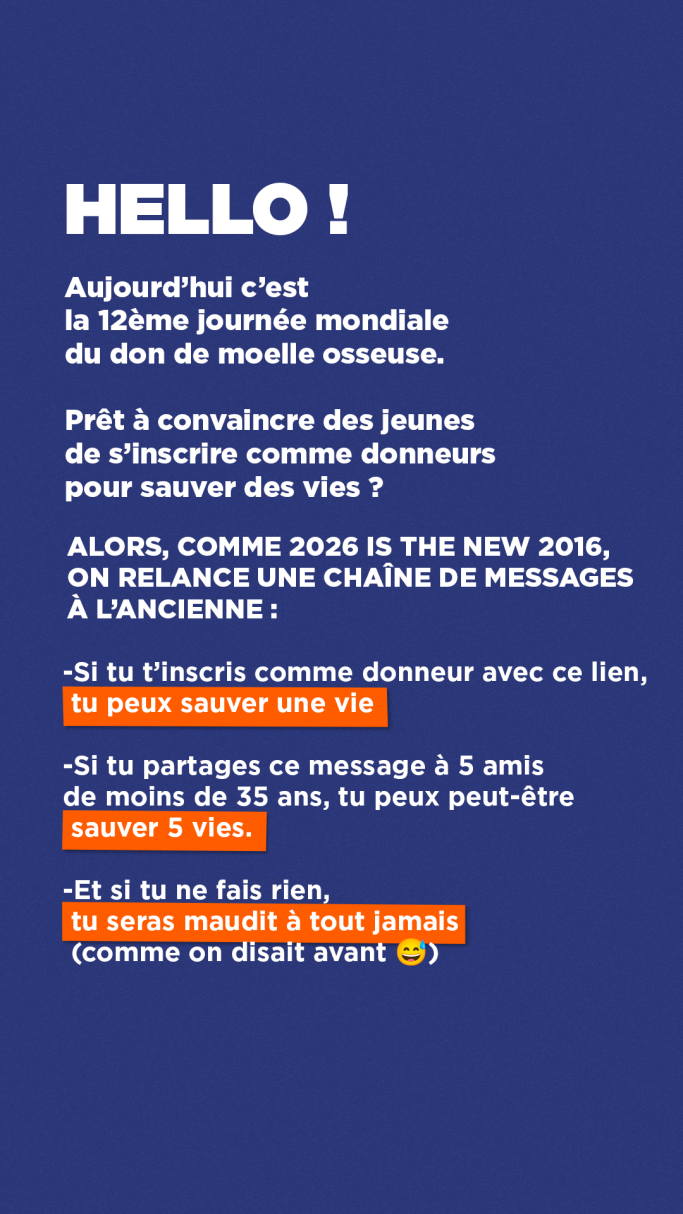 story chaine message